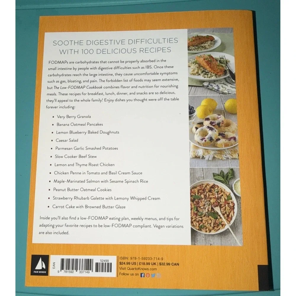 The Low-Fodmap Cookbook: 100 Delicious, Gut-Friendly Recipes for IBS & Other Dig